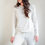 Ladies Winter Pajamas set - Oatmeal